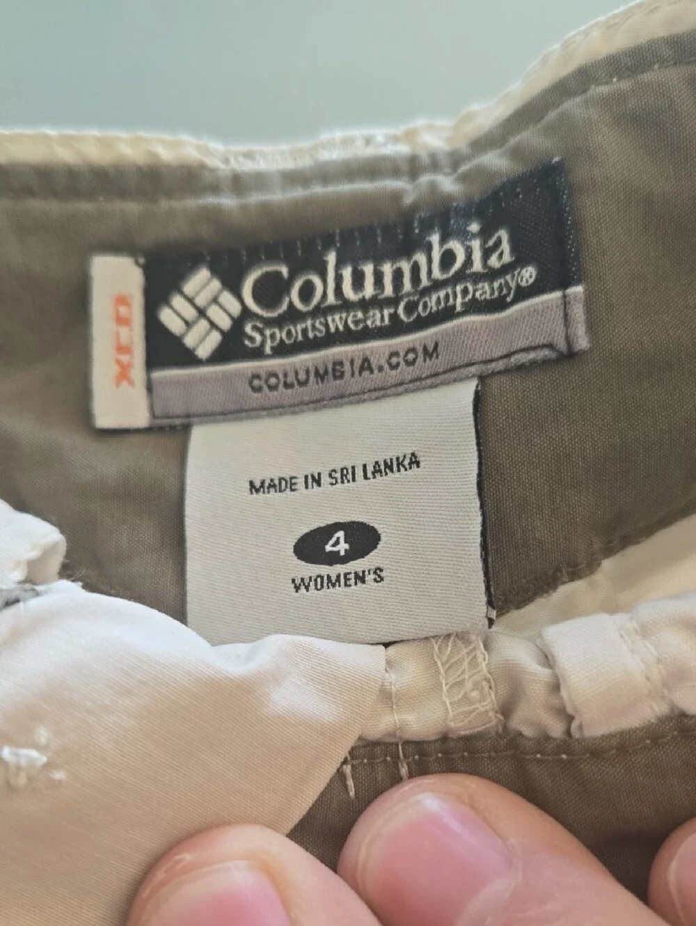 Columbia Women's Light Cream Outdoor Shorts